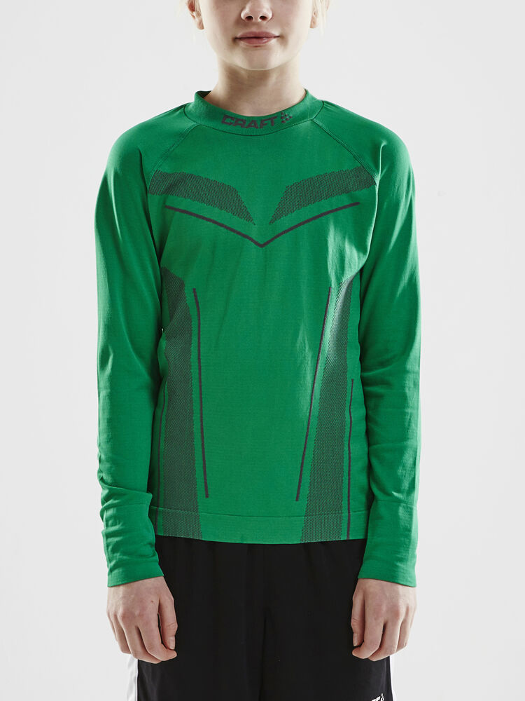 Craft - Pro Control Seamless Jersey Jr Team Green 122/128