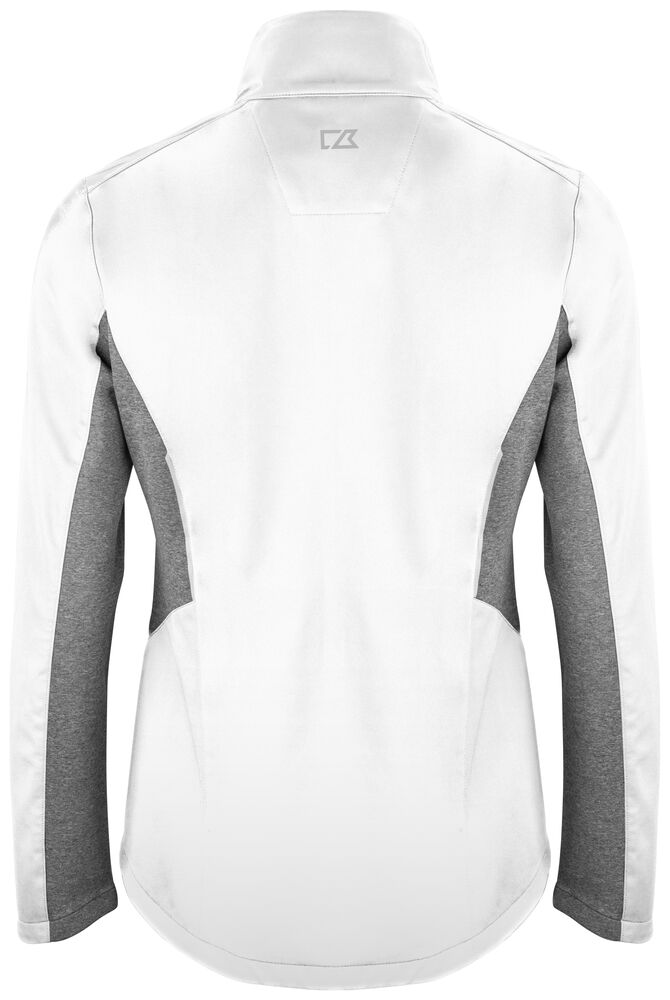 Cutter & Buck - Navigate Softshell Jacket Dames Wit S