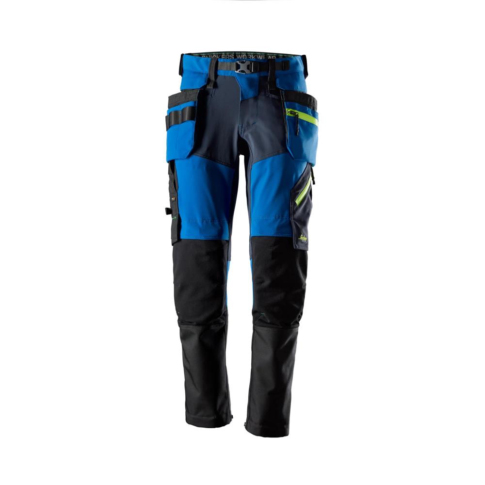 FlexiWork, Stretch Werkbroek+ met Holsterzakken - Kobalt Blauw - Donkerblauw