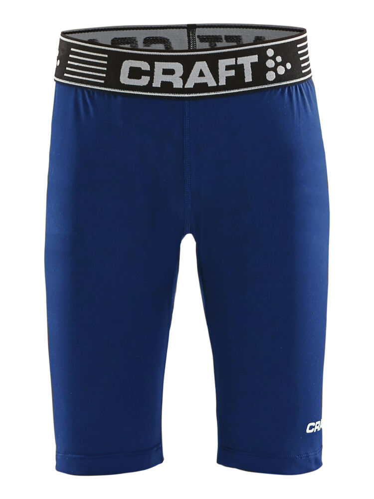 Craft - Pro Control Compression Short Tights Jr - Club Cobolt