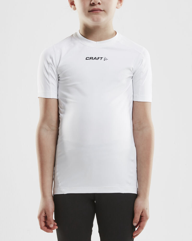 Craft - Pro Control Compression Tee Jr White 146/152
