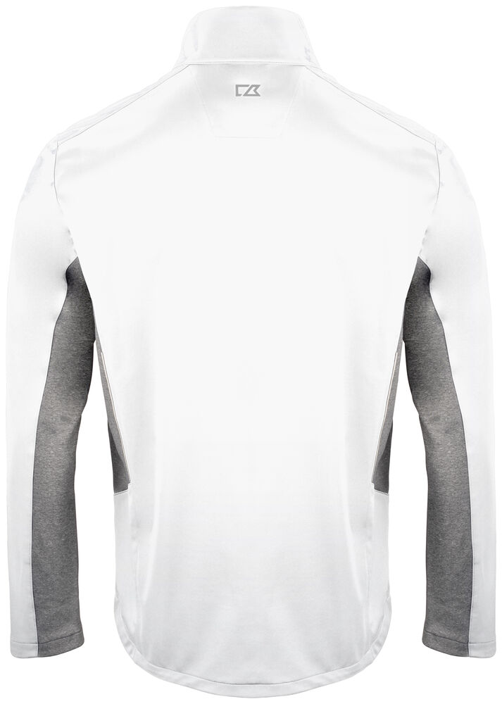 Cutter & Buck - Navigate Softshell Jacket Heren Wit 4XL