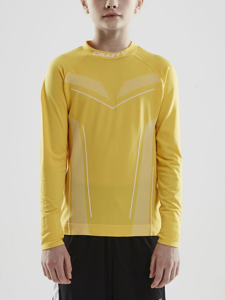 Craft - Pro Control Seamless Jersey Jr Sweden Yellow 122/128