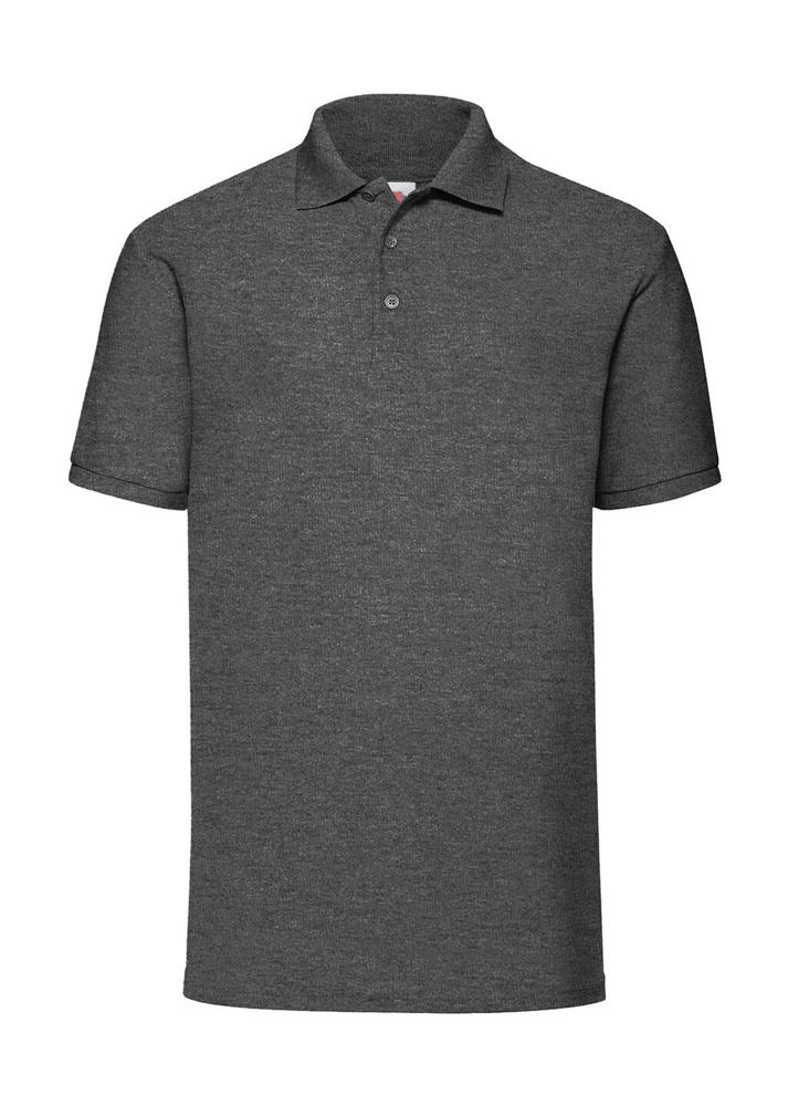 65/35 Polo - Dark Heather Grey