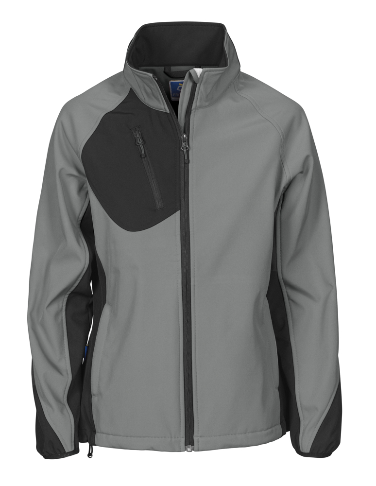 2423 DAMES SOFTSHELL - steengrijs