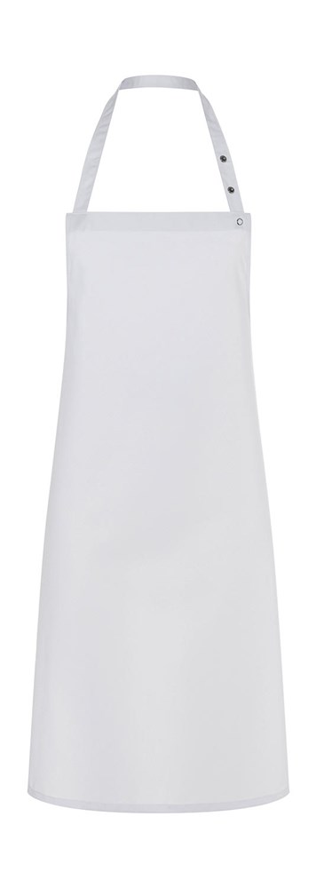 Bib Apron Press Stud - White