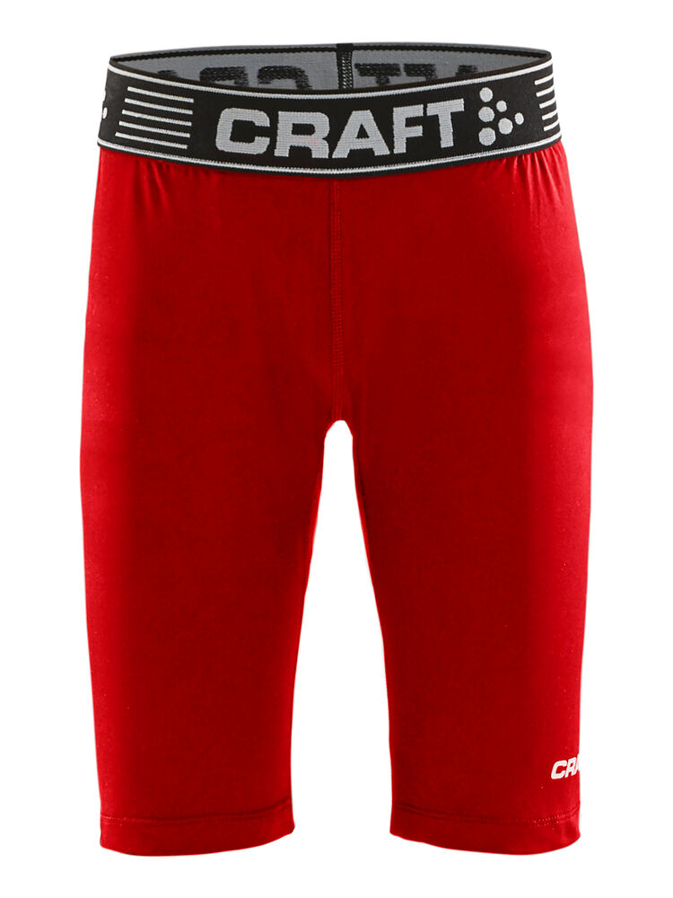 Craft - Pro Control Compression Short Tights Jr - Bright Red