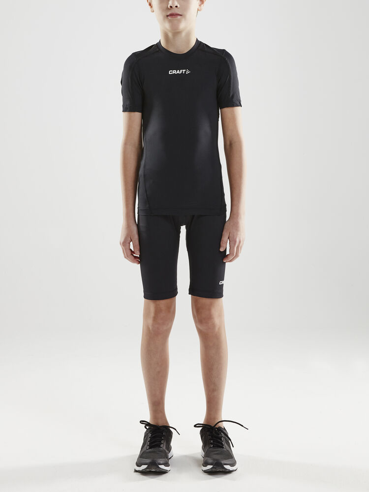 Craft - Pro Control Compression Tee Jr Black 158/164