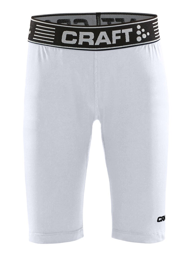 Craft - Pro Control Compression Short Tights Jr - White
