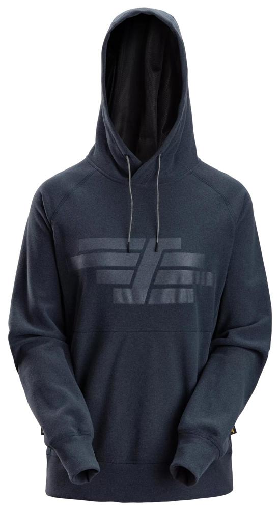 AW W's Polartec Hoodie - Donker Blauw Melange - (4500)