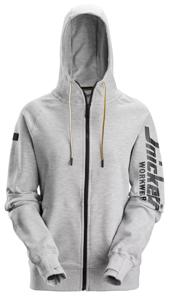 Women Logo Full-Z Hoodie - Gemeleerd Grijs - (2800)