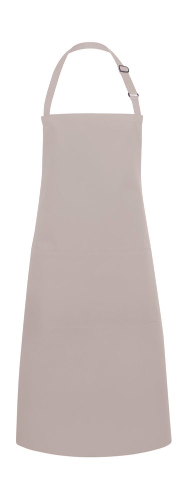 Bib Apron Basic with Pocket - Sand
