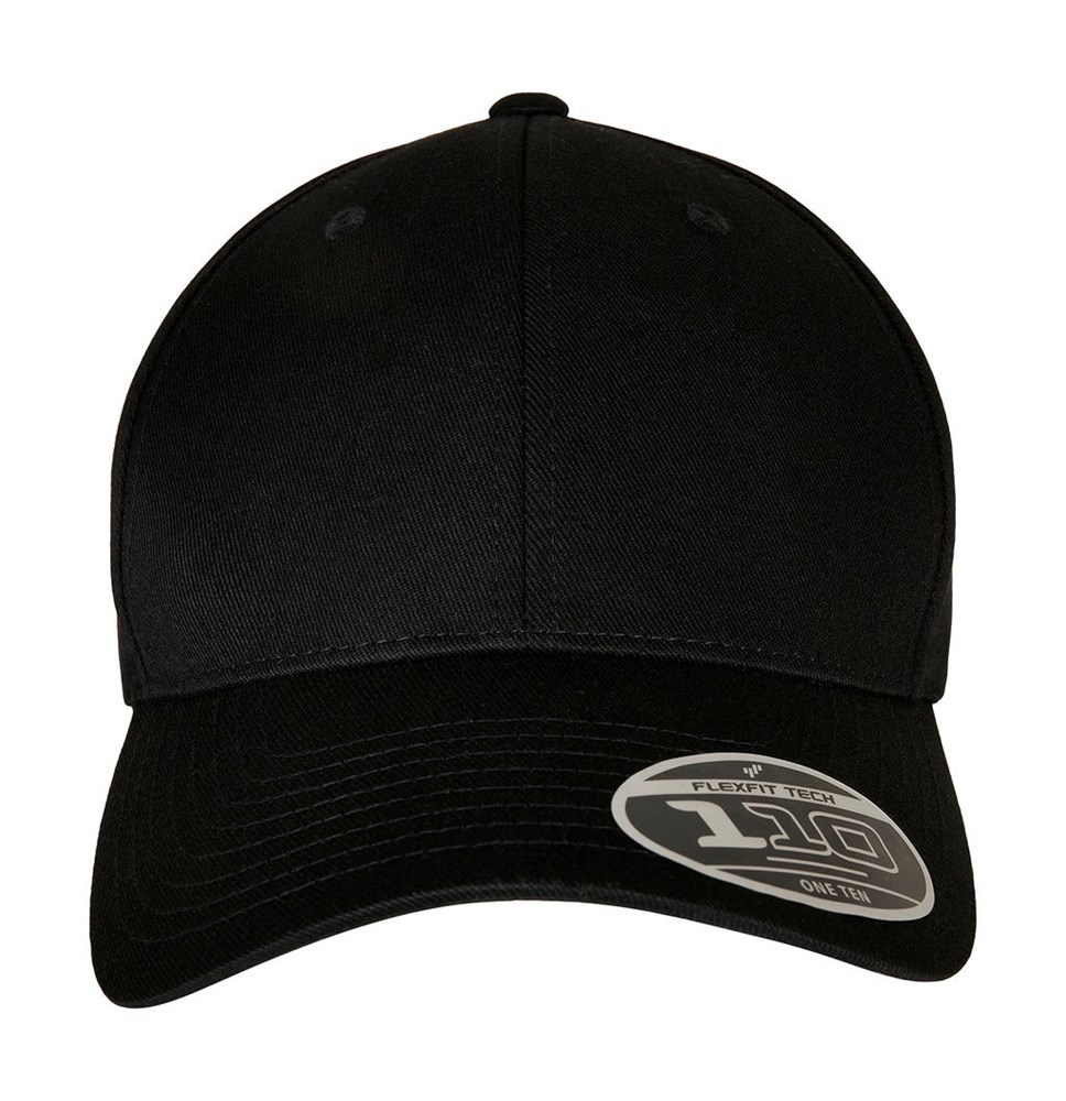 110 Curved Visor Snapback - Black