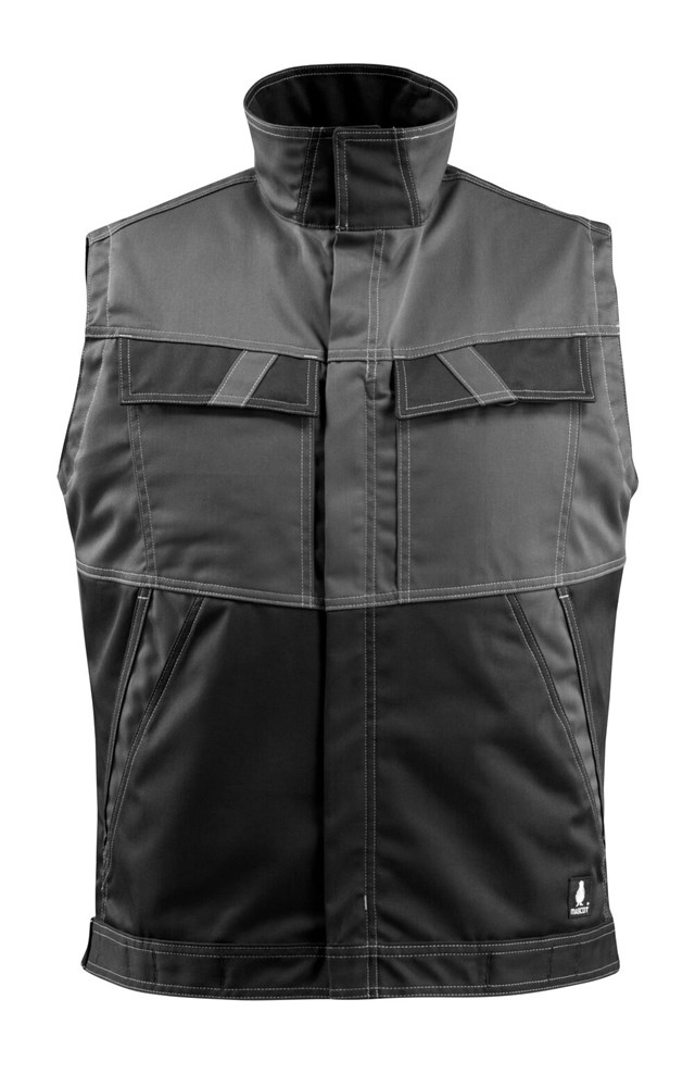 Bodywarmer - donkerantraciet/zwart