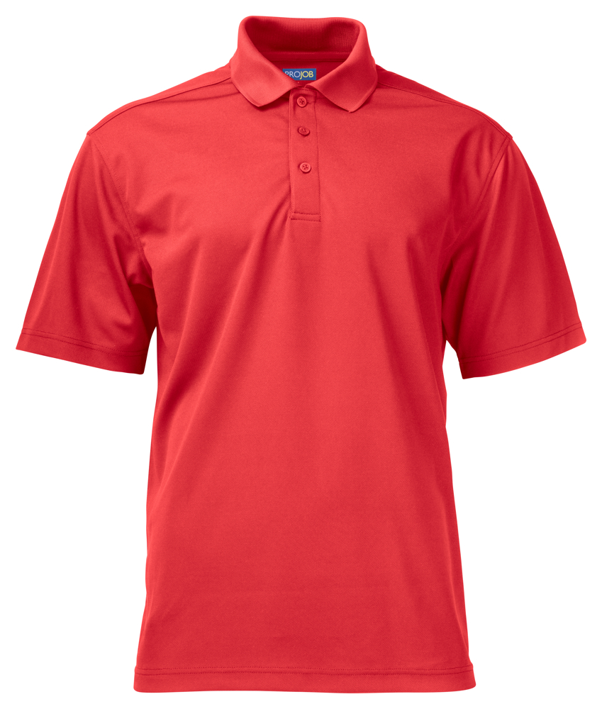 2040 POLO POLYESTER - rood