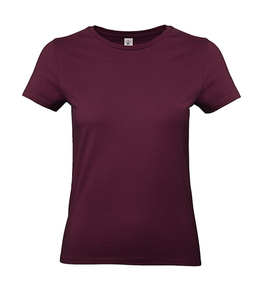 #E190 /women T-Shirt - Burgundy