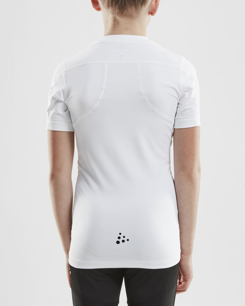 Craft - Pro Control Compression Tee Jr White 146/152