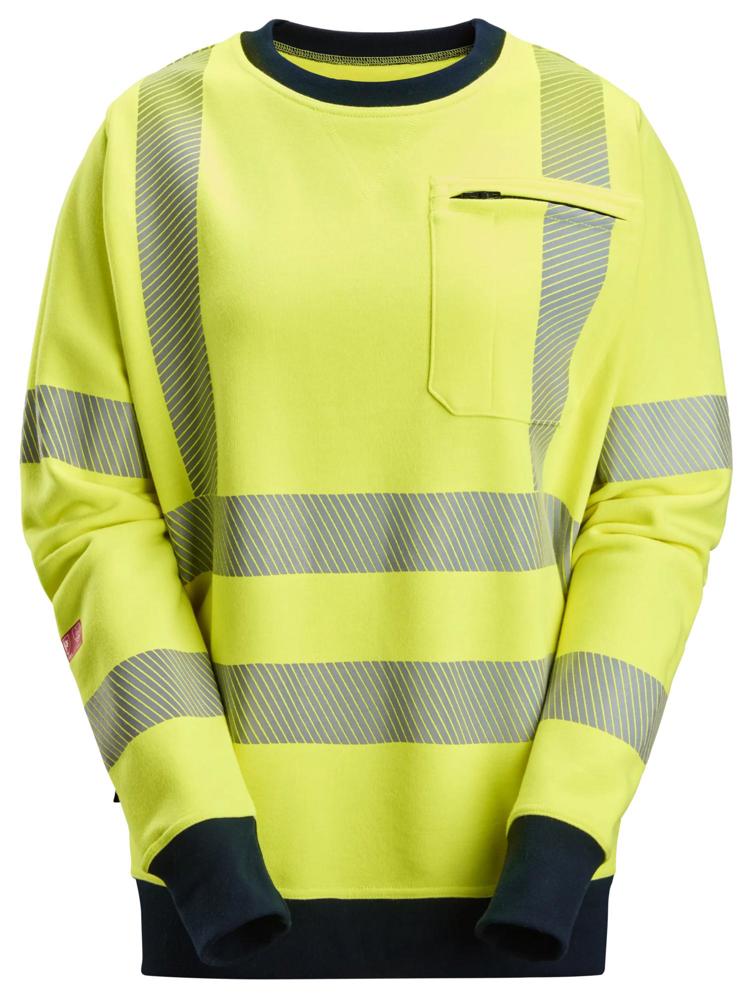 ProtecWork, Dames Sweatshirt, High-Vis Klasse 3/2