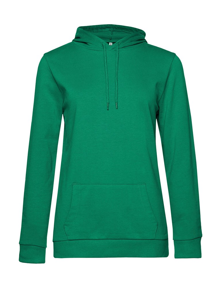 #Hoodie /women French Terry - kelly green