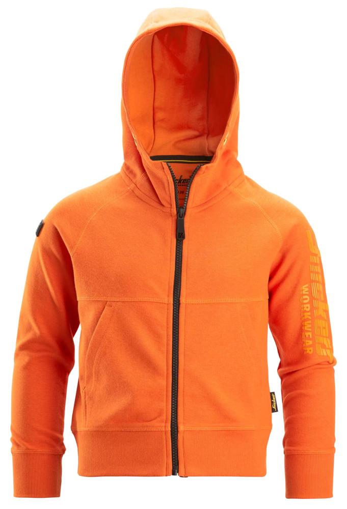 Logo Full-Zip Hoodie - Warm Oranje (4100)