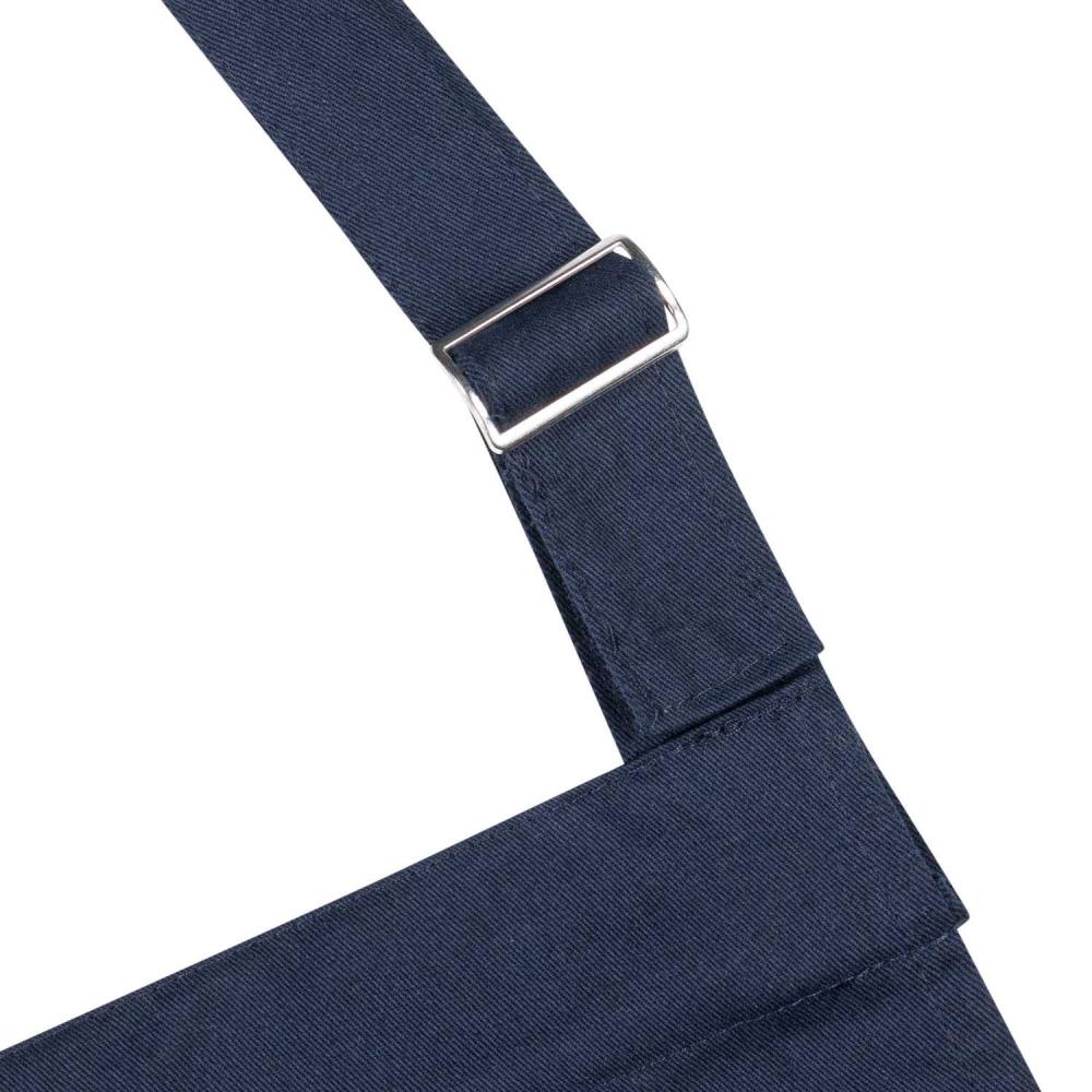 Apron with pocket Ramsey navy one size