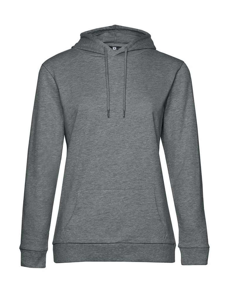 #Hoodie /women French Terry - Heather Mid Grey