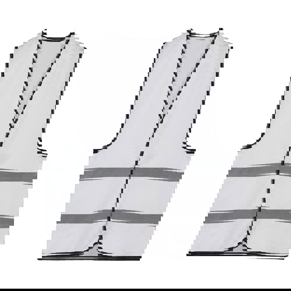 Kinder veiligheidsvest gekleurd 6-12 jaar - Wit (WHITE) / Wit