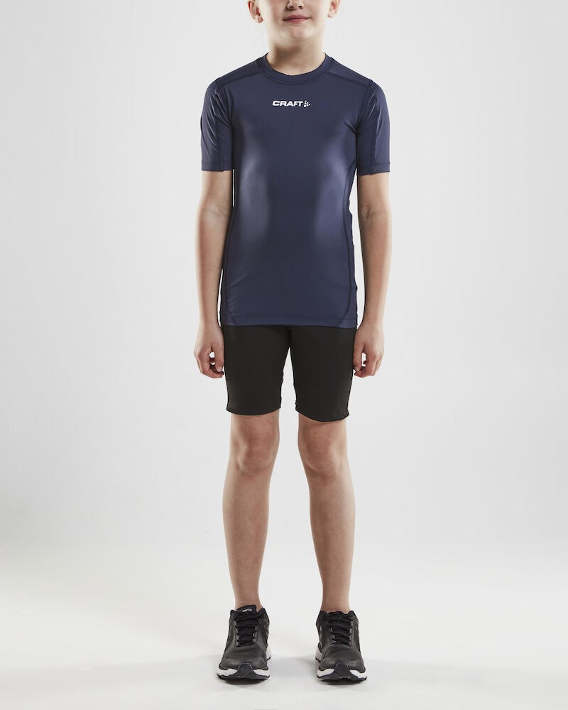 Craft - Pro Control Compression Tee Jr Navy 158/164