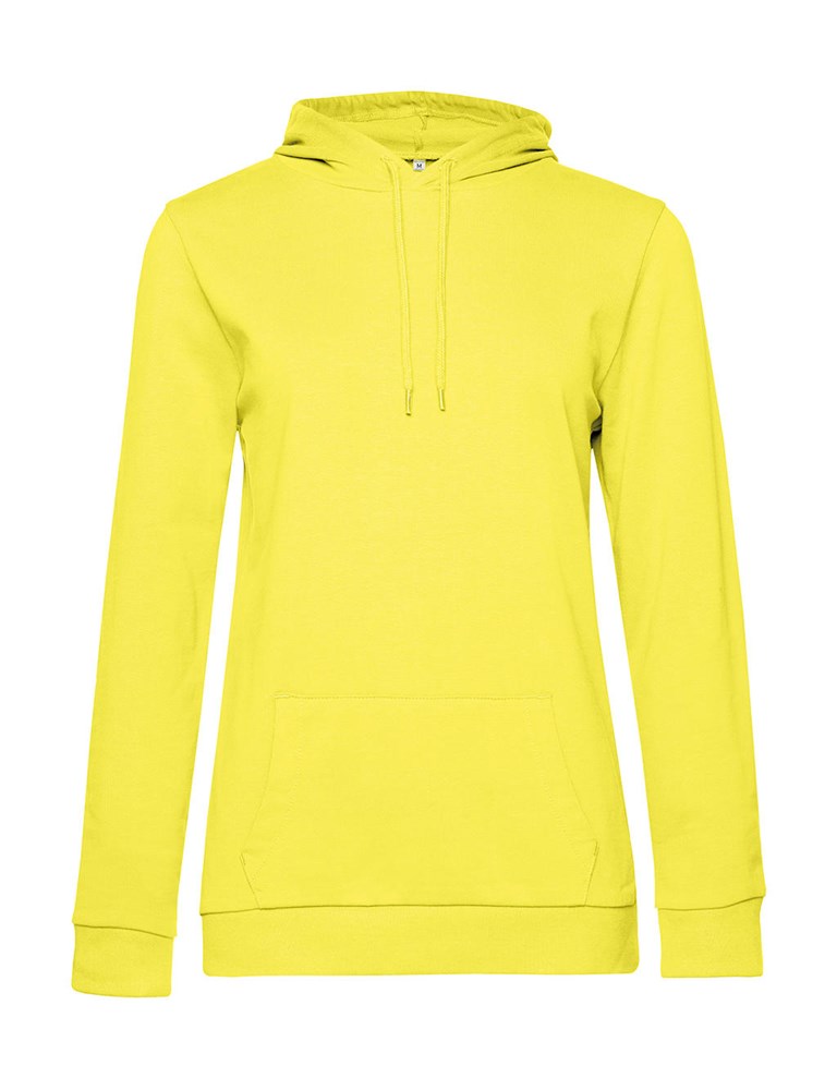 #Hoodie /women French Terry - Solar Yellow