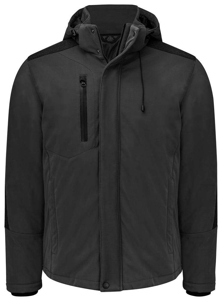 3417 GEVOERDE SOFTSHELL JAS - grijs