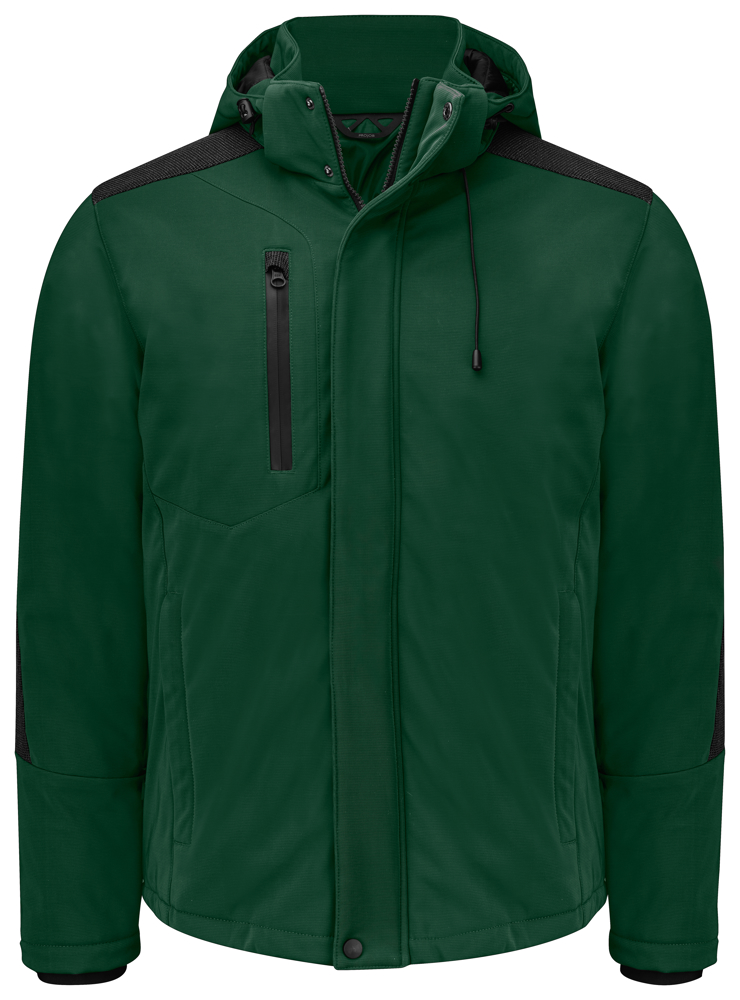 3417 GEVOERDE SOFTSHELL JAS - groen